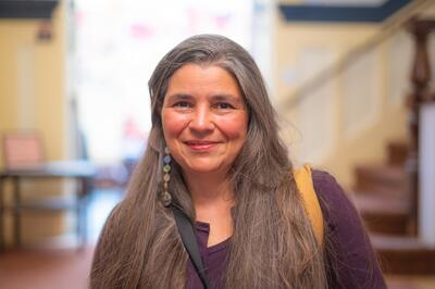 In addition to her research on baskets, Carolyn Smith is teaching museum methods this fall. "We have to shine a light on the painful legacy of the field of museum anthropology so that there can be remediation and reconciliation," she said.