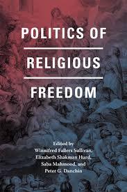 Red and Blue book cover of Politics of Religious Freedom